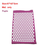 Relieve Stress Pain Yoga Massager Mat Natural Relief Stress Tension Body Massage Pillow Cushion Acupressure Mat