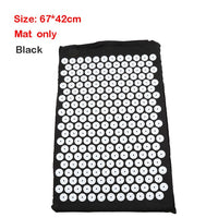 Relieve Stress Pain Yoga Massager Mat Natural Relief Stress Tension Body Massage Pillow Cushion Acupressure Mat