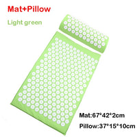 Relieve Stress Pain Yoga Massager Mat Natural Relief Stress Tension Body Massage Pillow Cushion Acupressure Mat