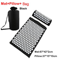 Relieve Stress Pain Yoga Massager Mat Natural Relief Stress Tension Body Massage Pillow Cushion Acupressure Mat